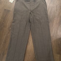 NEW Men’s Brown Premium Dress Pants Size 42x32 By Merona #6