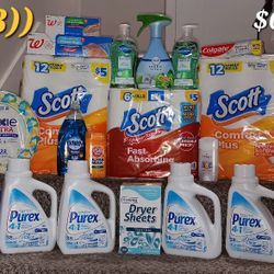 Free & Clear Purex Laundry Bundle 