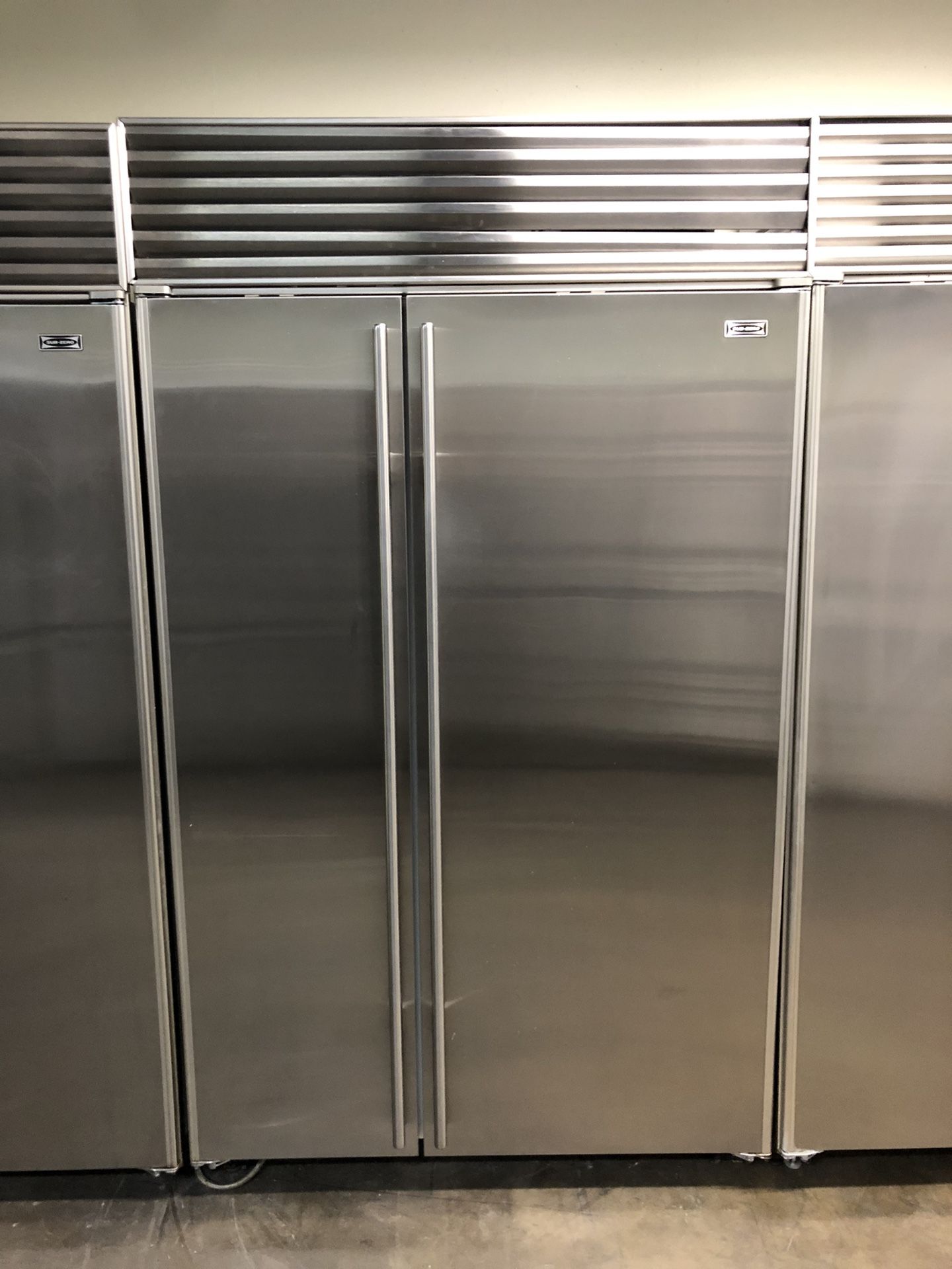 Sub Zero 48” Stainless Steel Side By Side Refrigerator