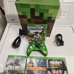 Xbox One S Minecraft Limited Edition System 