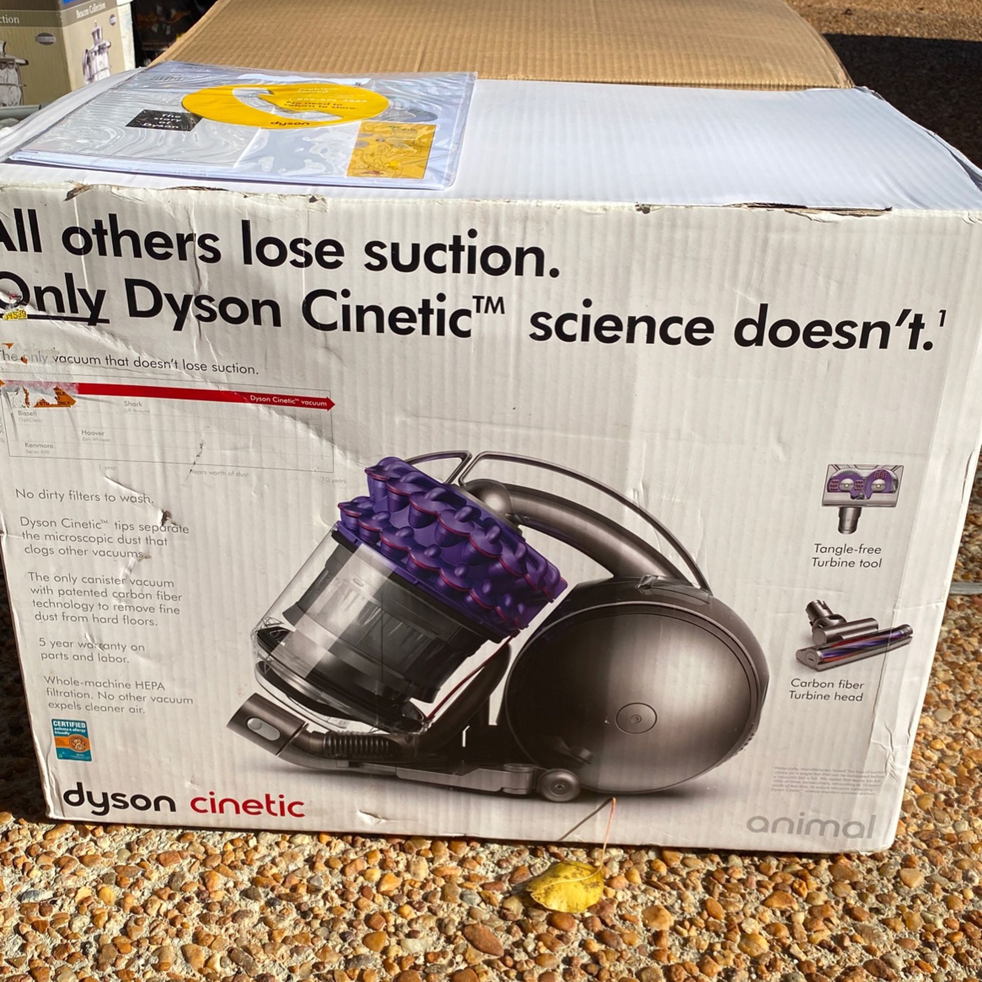 Dyson Cinetic CY18 Animal Canister Vacuum New In Box With 4 Heads