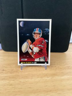 1992 Fleer John Elway QB Football Card