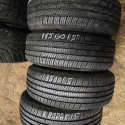 4 Tires 185.60.15 Bfgoodrich Advantage 99 % Tread Dot 2425