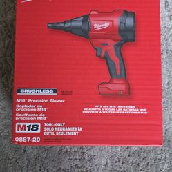 New Milwaukee Fuel  18 volt precision hand blower Tool only