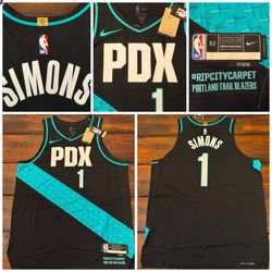 Nike Portland Trail Blazers PDX Carpet Authentic Jersey