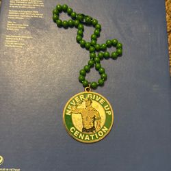 WWE John Cena Never Give Up Cenation Metal Pendant