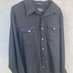 Pendleton Large Wool Western Shirt