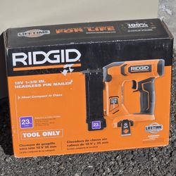 RIDGID
18V Cordless 23-Gauge 1-3/8 in. Headless Pin Nailer (Tool Only)
