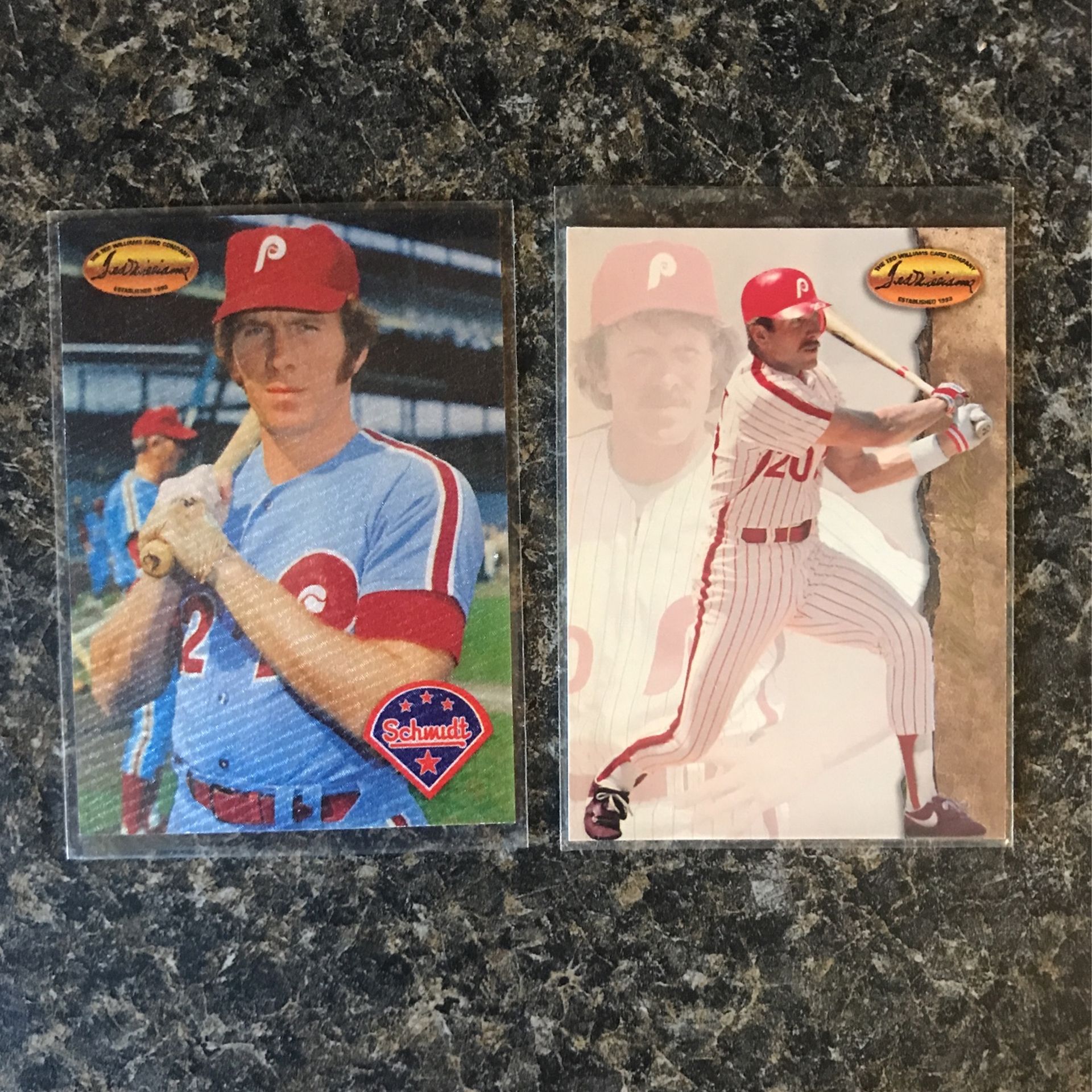 1994  “ Ted Williams “ ⭐️MIKE SCHMIDT⭐️ Card #MS-7 “Leading The Way” & 1994 Ted Williams Card #75 (Phillies)(HOF) Gem MINT CONDITION!