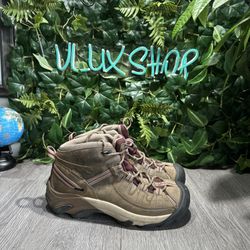Keen Targhee II Mid Womens Size 10 Brown Outdoor Hiking Boots Shoes Waterproof