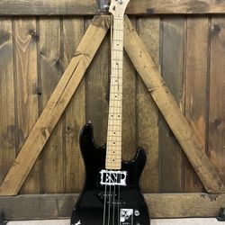 Davison Bass Electric Guitar Black