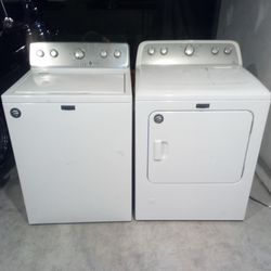 Washer and gas dryer