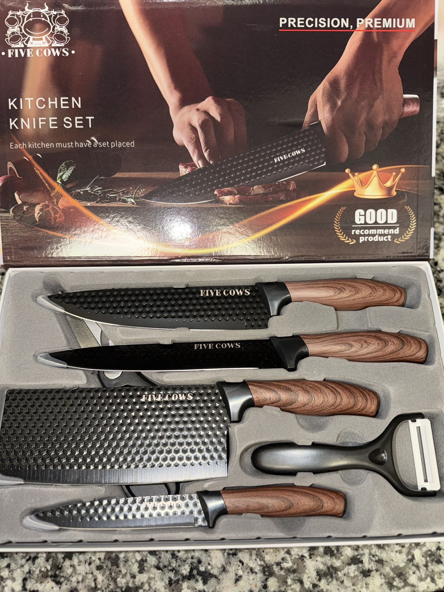 KITCHEN KNIFE SET 6 pcs
