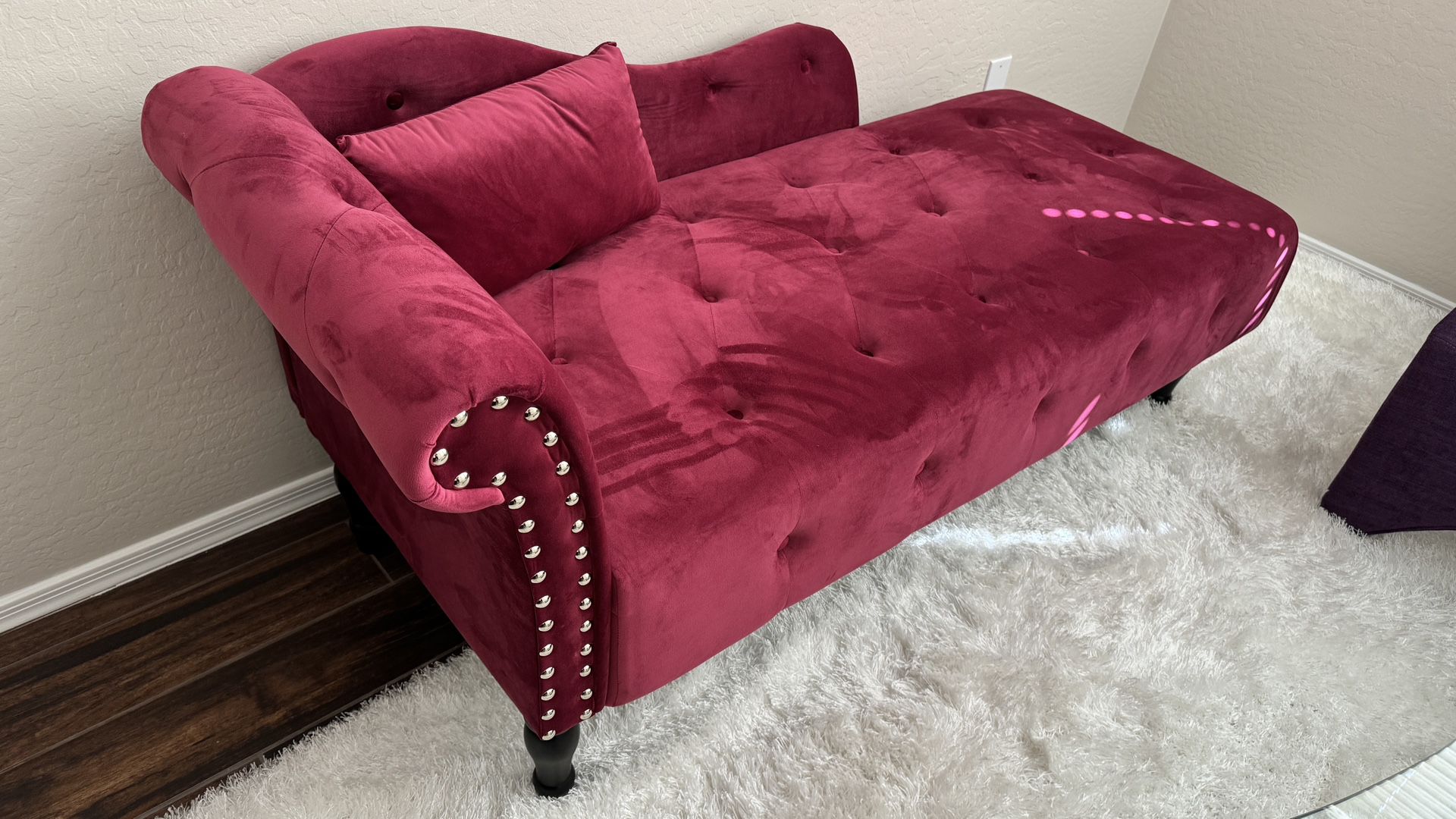 Chaise Lounge Indoor W/ 1 Pillow 
