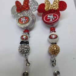 Badge Reels 49ers Minnie Ears