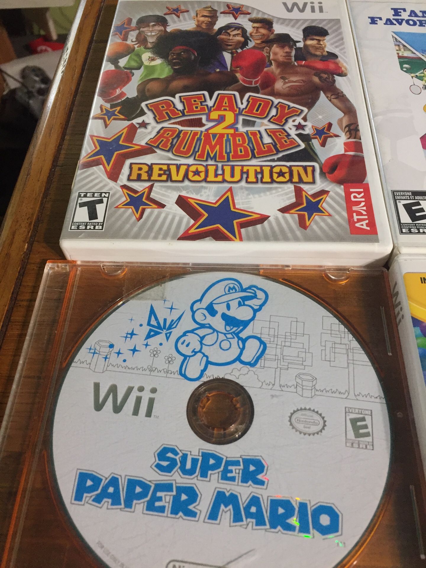 Wii Games. Rated “E” & “T”. See All Pics. 10 each or 2 for 15 for