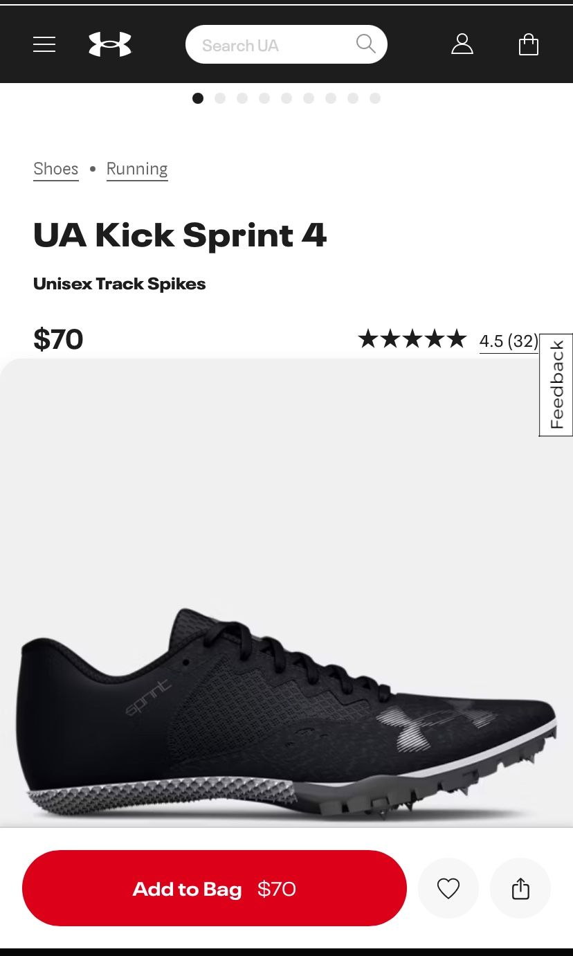 Under Armour Track Spikes