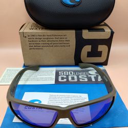 Costa Del Mar Tuna Alley Sunglasses With 580p Lenses 