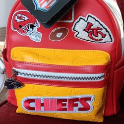 Kansas City Chiefs Leather Backpack