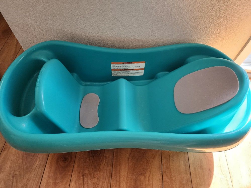 The First Years Sure Comfort 3-in-1 Baby Bathtub (Blue) – Gently Used