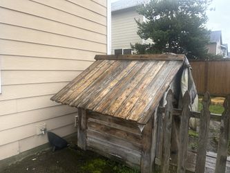 Homemade Wood Dog House