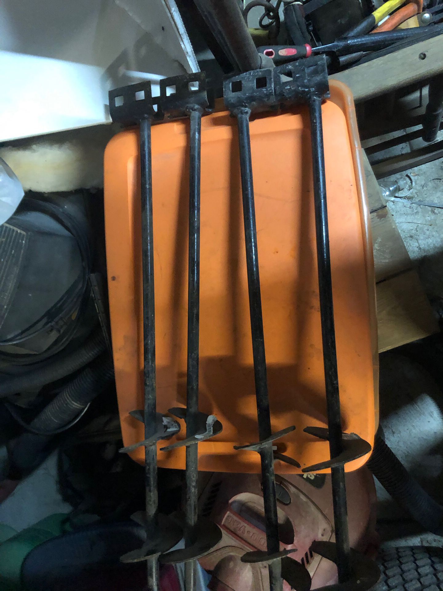 Tie Down Iron Root Double Head Double Helix 5/8 Rod Anchor