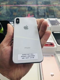 🔥🔥iPhone X 64GB factory unlocked with warranty
