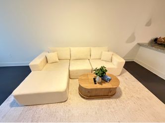 108" Cloud Couch Sectional with L-Shape Chaise for pickup