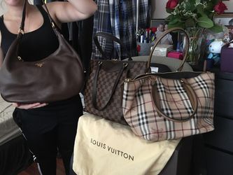 Prada Louis Vuitton Burberry Bag