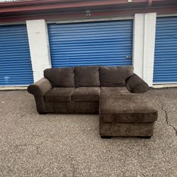 Brown Chaise Couch – FREE Delivery Denver 