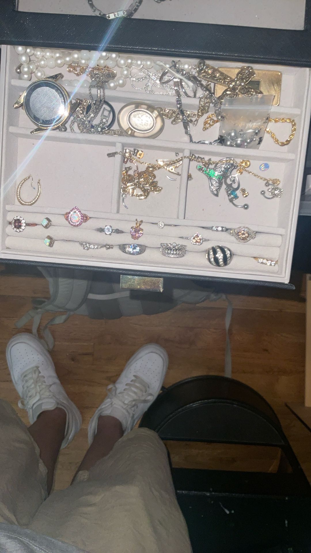 Sterling Silver And Gold Rings