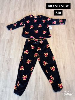 Teddy Bear Fleece Pajama Set
