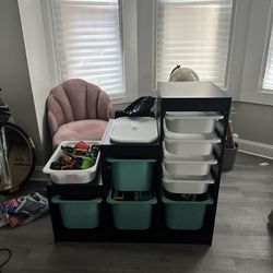IKEA Trofast with Storage Boxes