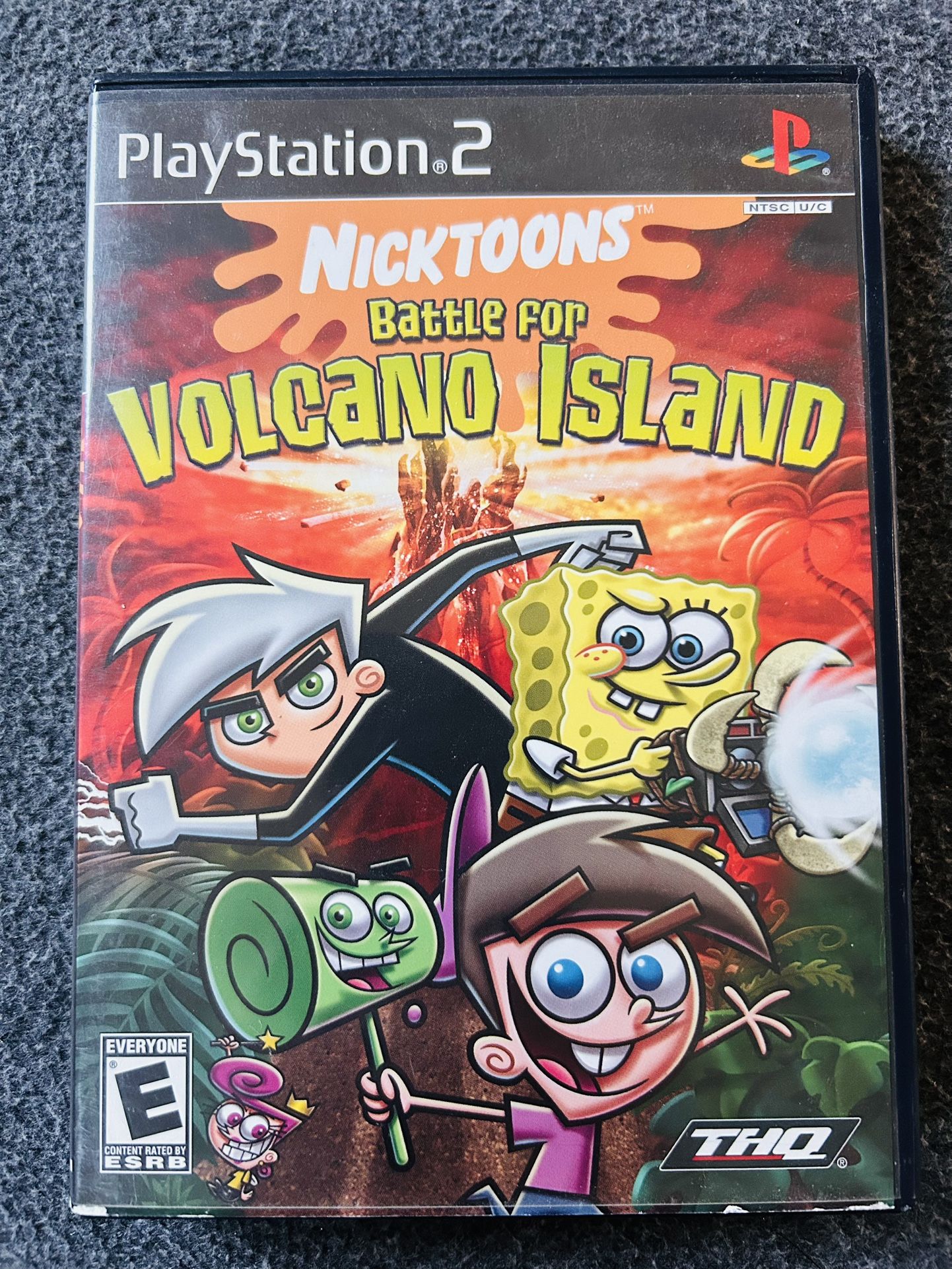 PS2 PlayStation 2 Nicktoons Battle For Volcano Island