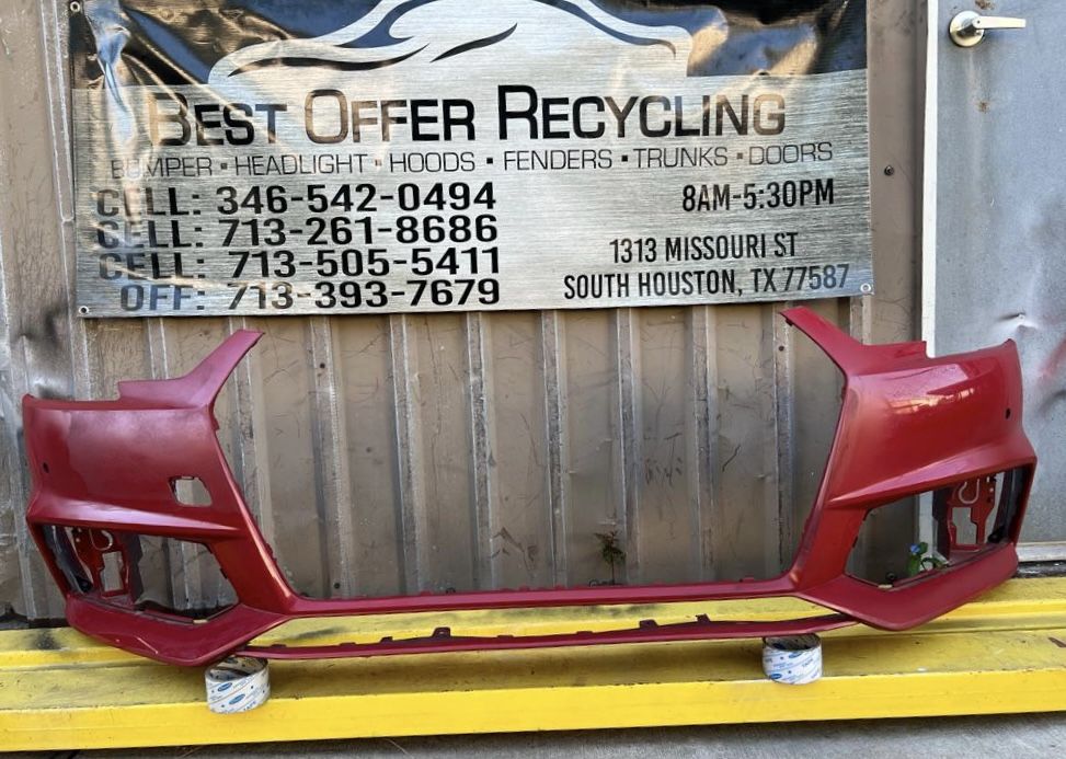 2017-2019 AUDI A4 S-LINE FRONT BUMPER COVER OEM