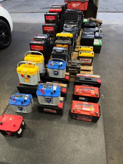Car Battery 24f H5 34 78 65 48 49 47 H6 H7 51r 94r 86 H8 H9 Truck SUV And Car Batteries with Warranty. $60 + Core. Bateria para cualquier carro COVINA