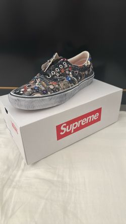 Vans x Supreme shoes Mike Kelly collab