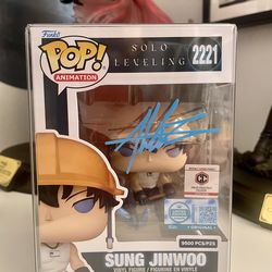 Sung Jinwoo (Mining) Funko Pop Signed