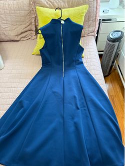 Calvin Klein Midi Dress Size 10, Navy Blue Color, Used Once Perfect Condition..