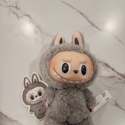 Grey Labubu