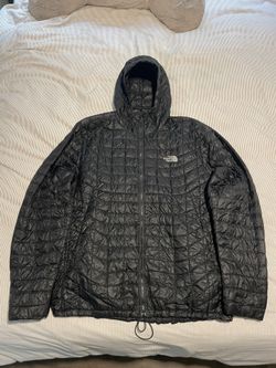 The North Face Men's Black Nano Puff Hooded Jacket - XL