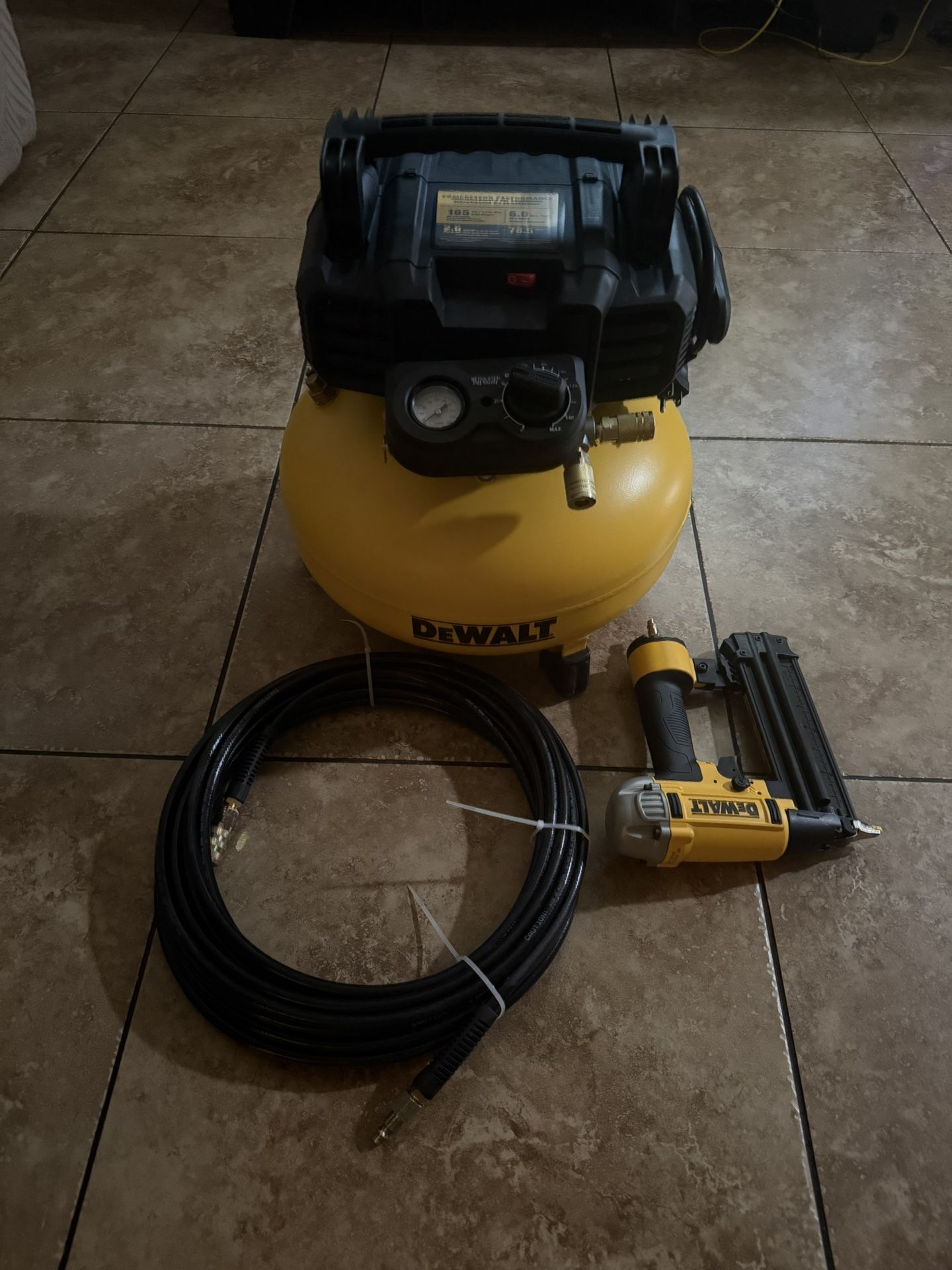 DeWalt Compressor and Brad Nailer Combo Kit