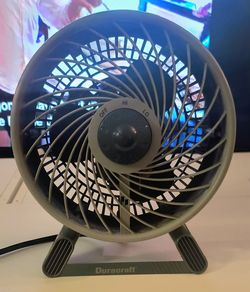 Mini fan long cord high low