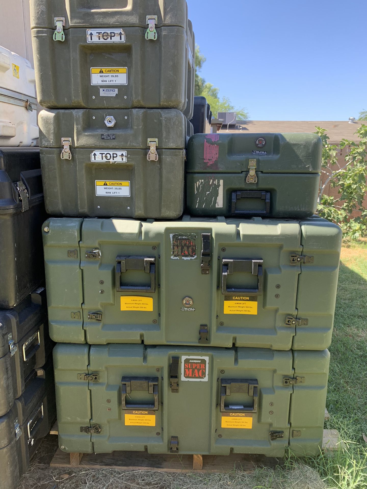 Military Storage Containers Chest Boxes 