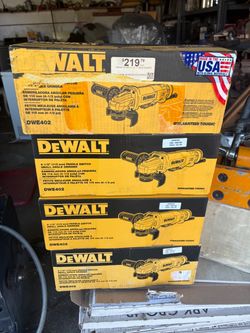 4 dewalt grinders