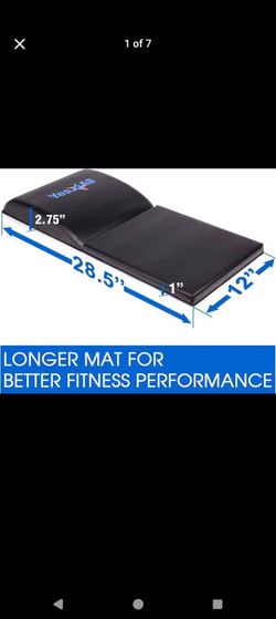 Yes4All Foldable Sit-Up Mat for Abdominal and Core Training
Foldable Design, Tailbone Support, Cushioned Surface, Comfortable Setup for Sit-Ups, Core 