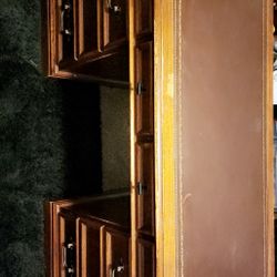 Hekman Leather Top Desk