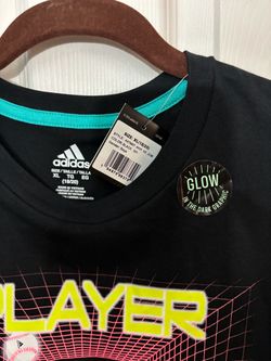 Adidas Youth glow in the dark graphic Tshirt