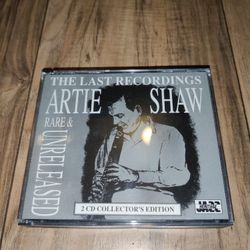 Artie Shaw The Last Recordings Rare & Unreleased 2 CDs Collectors Edition. Has some wear from age and storage. Sold as is.