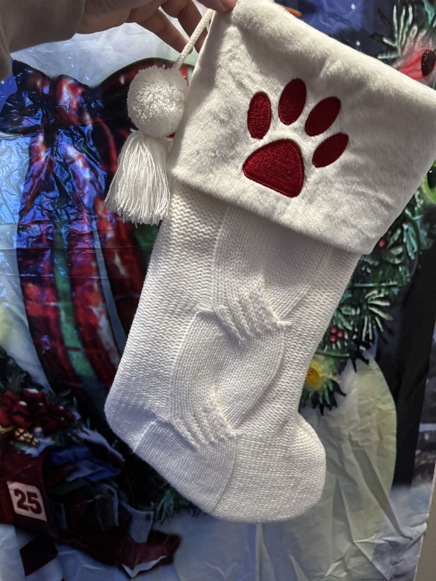 Stocking Stuffer With Paw